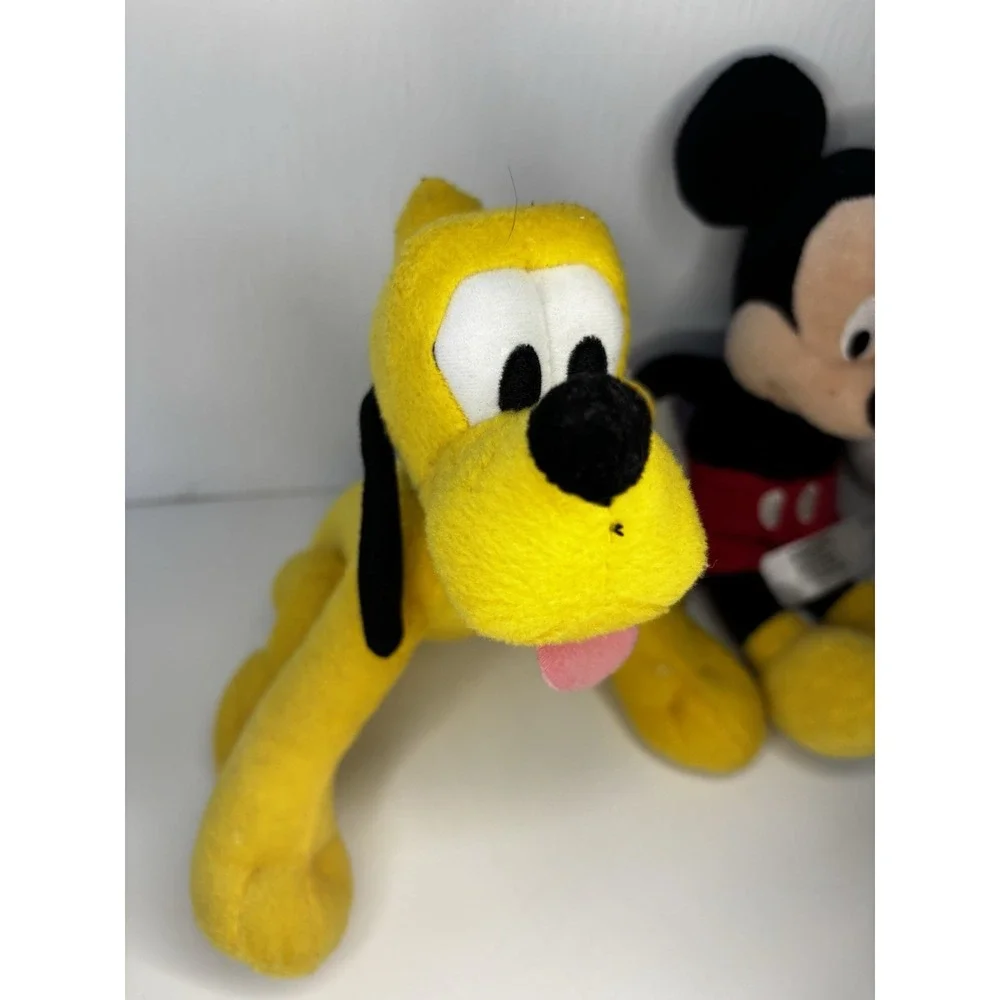 2012 DISNEY MICKEY MOUSE & PLUTO PLUSH STUFFED ANIMAL 9